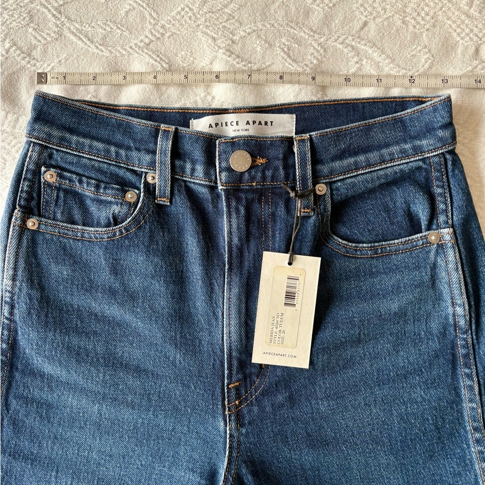 Apiece Apart Merida Jeans in Tulum - Sz 26 - Brand New with Tags - Picture 12 of 12